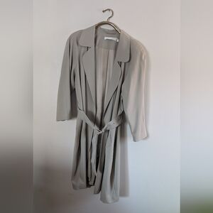 Paul Alexander Women's Gray Trench Coat